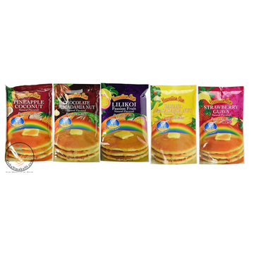 Hawaiian Sun 5 Pack Assorted Pancake Mix