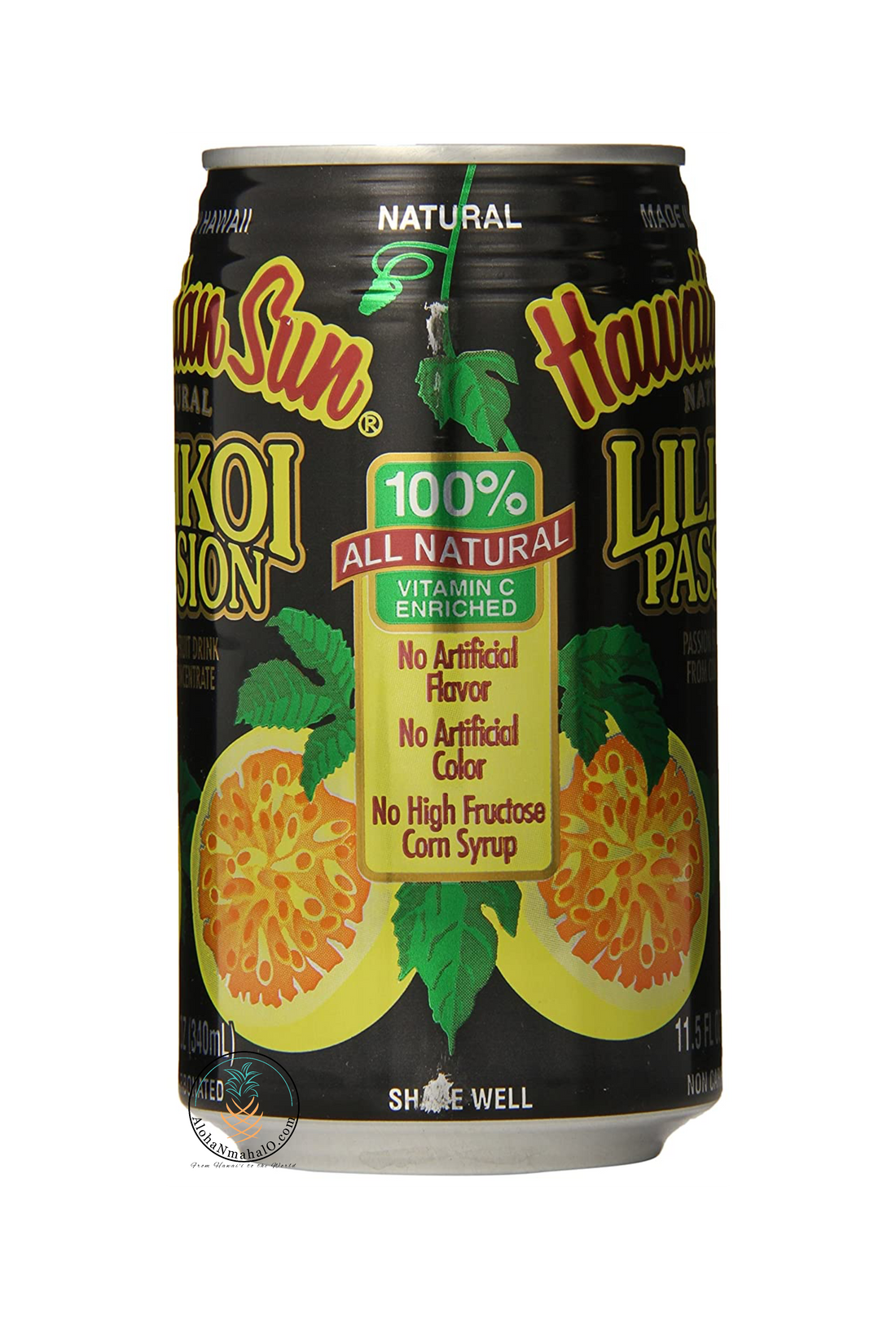 Hawaiian Sun Lilikoi, Passion Fruit, 11.5 Fl Oz (24 Packs)