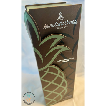 Pineapple Wrap Box Large / Premium Shortbread Cookies / Honolulu Cookie Company