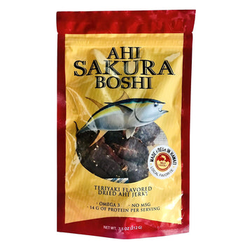 Hawaiian Ahi Sakura Boshi Teriyaki Flavored Fish Jerky