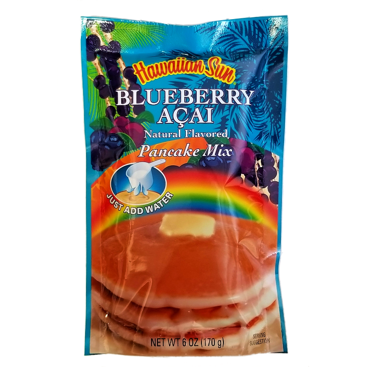 Hawaiian Sun Pancake Mix - Blueberry Acai 6 oz