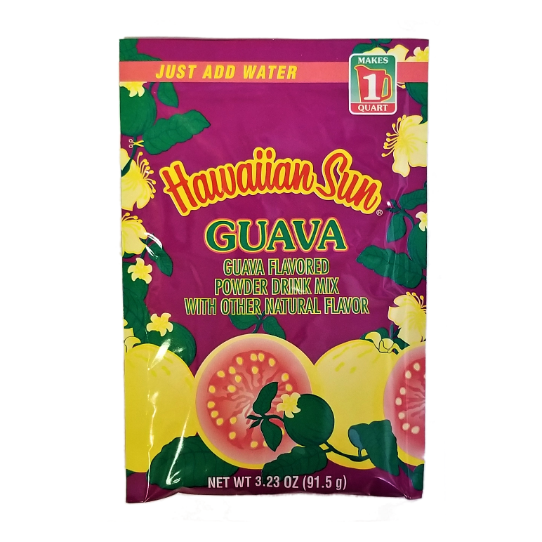 Hawaiian Sun Powdered Guava Nectar Drink Mix 3.23 oz
