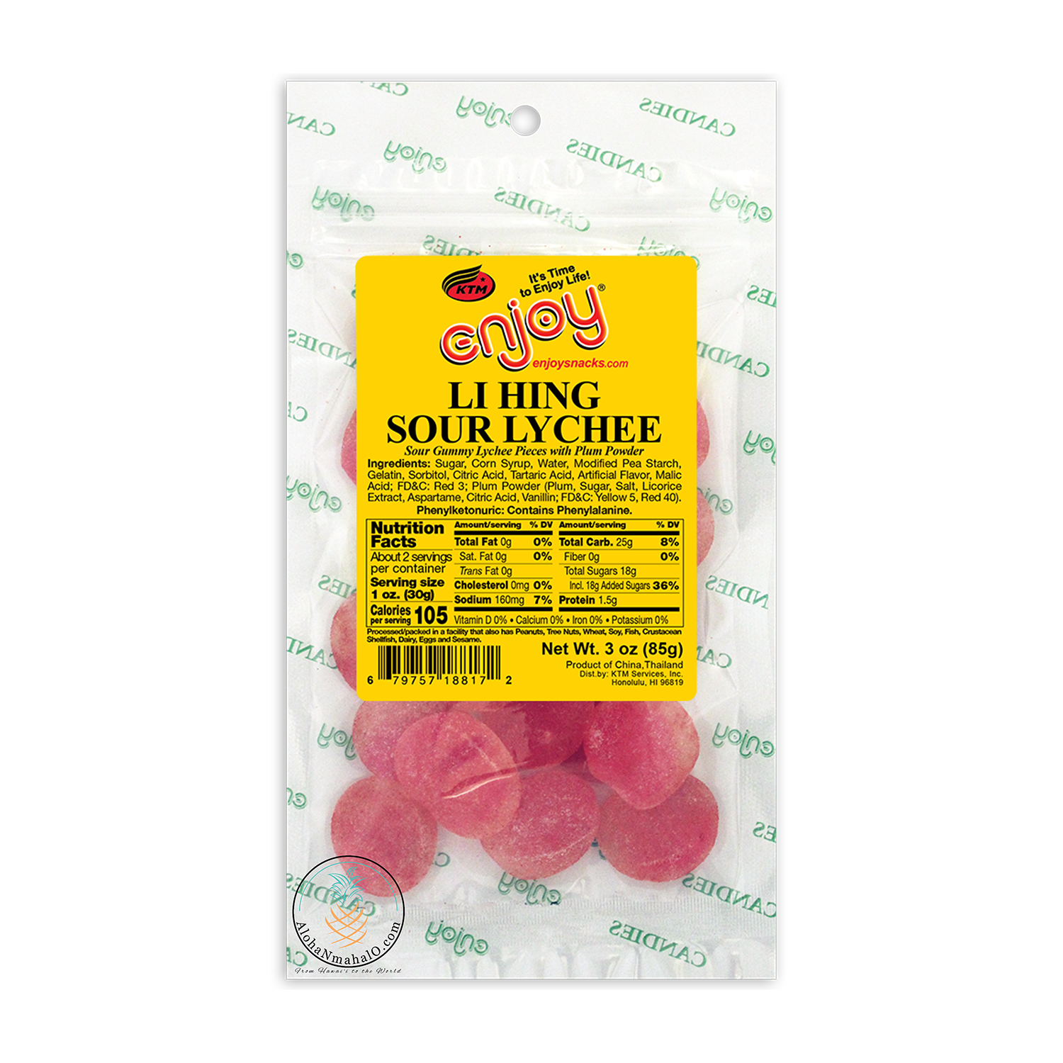 Li Hing Sour Lychee 3oz