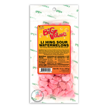 Enjoy Hawaii Li Hing Mui Sour Watermelon Candy 14 oz