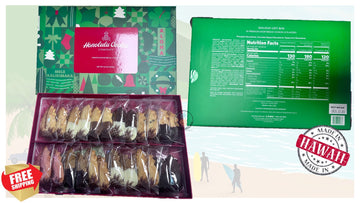 Holiday Gift Box (30 Premium Shortbread Cookies) (Mele Kalikimaka Edition)
