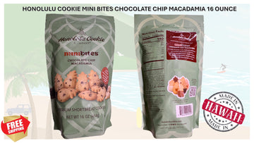 HONOLULU COOKIE MINI BITES CHOCOLATE CHIP MACADAMIA 16 OUNCE