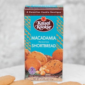 Kauai Kookie Macadamia Nut Shortbread Hawaiian Home Style Cookies