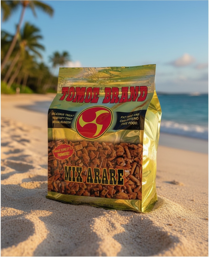 Tomoe Brand Hawaiian Mix Arare Rice Crackers - Authentic Island Kakimochi Snack (38 oz Resealable Bag)