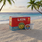 Lion Coffee Vanilla Macadamia Single-Serve Pods - Premium Island-Roasted Medium Roast - 12 Count Box