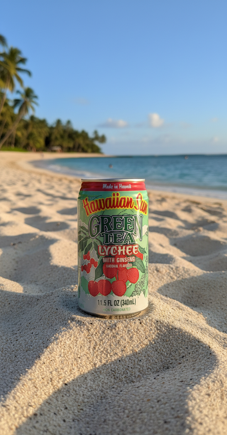 Hawaiian Sun Green Tea Lychee 11.5 oz — Choose Your Pack Size
