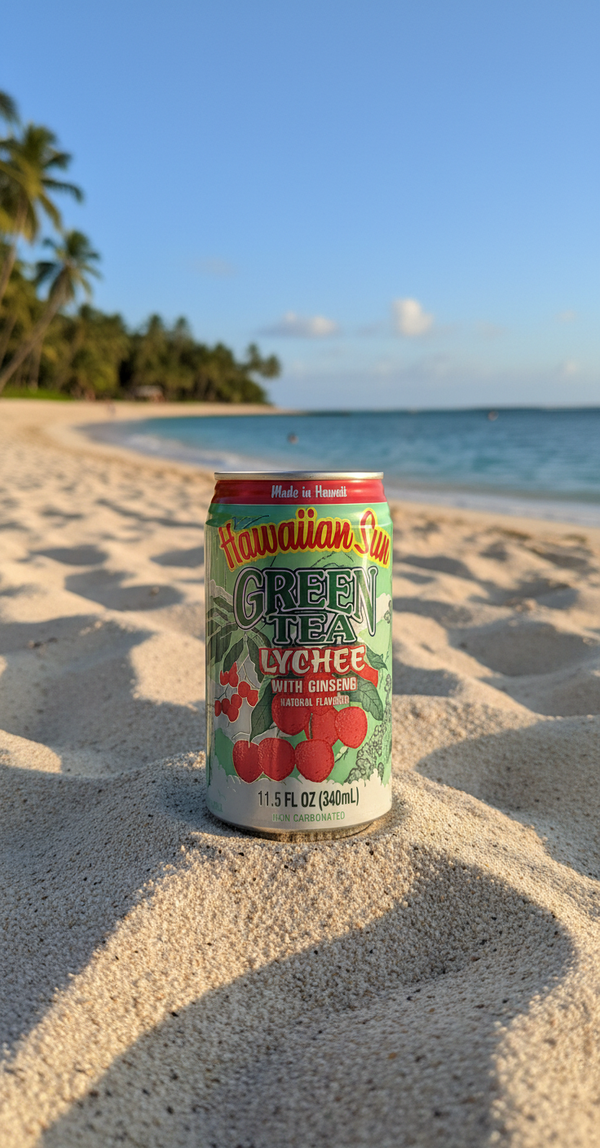 Hawaiian Sun Green Tea Lychee 11.5 oz — Choose Your Pack Size