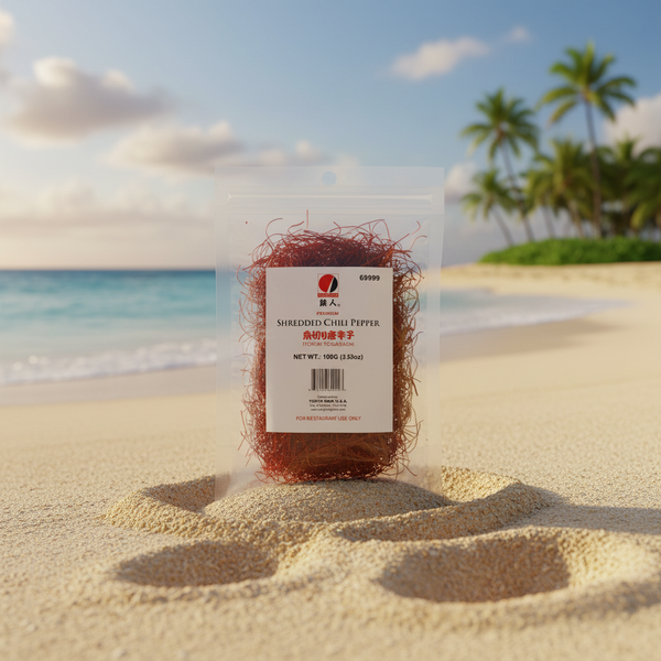 Premium Shredded Chili Pepper (Itokiri Togarashi) - Artisanal Garnish for Ramen, Poke & Gourmet Plating