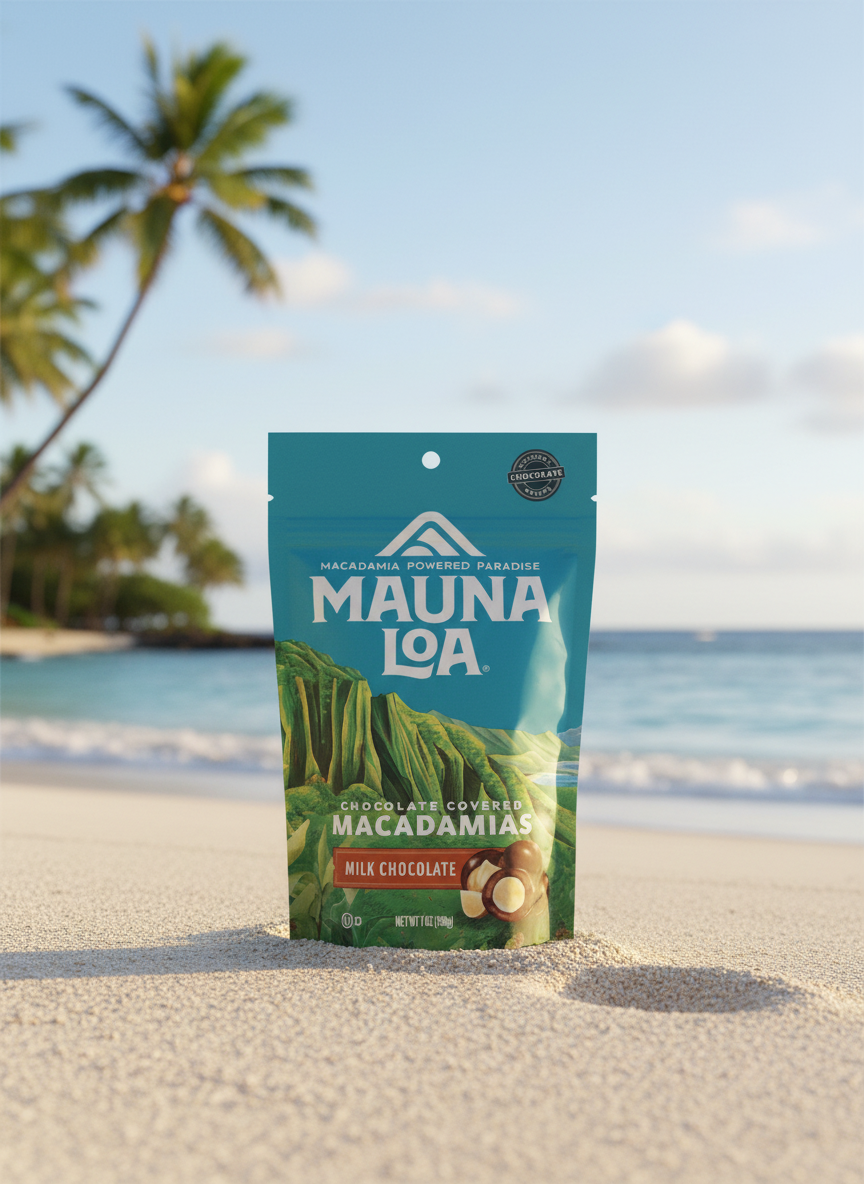 Mauna Loa Milk Chocolate Macadamias, Premium Island-Grown, 7 oz
