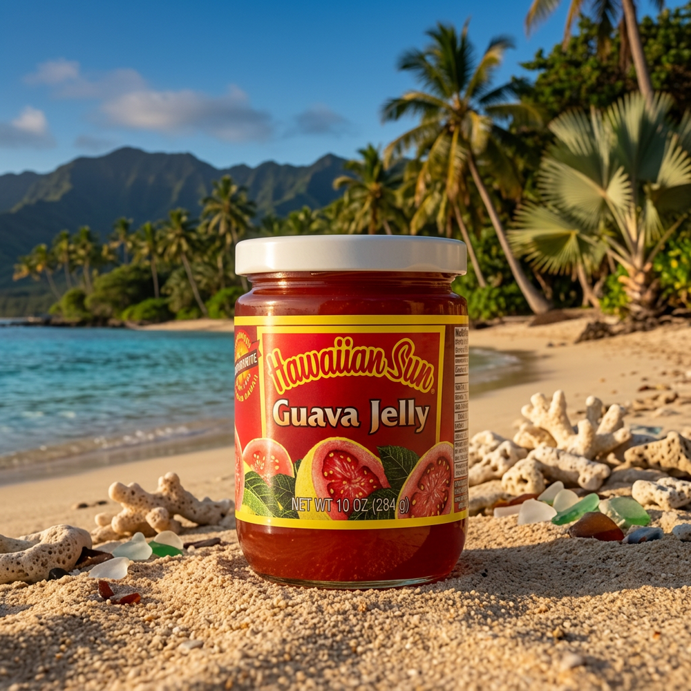 Hawaiian Sun Tropical Fruit Jelly, Island-Made Preserve, 10 oz