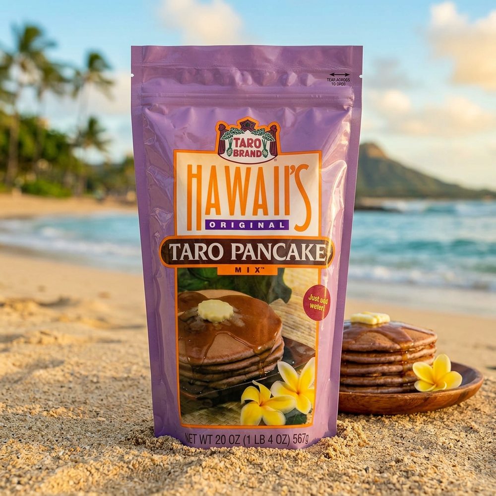 Taro Brand Products Original Taro Pancake Mix, Net Weight 20-Ounces
