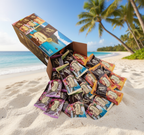 Hawaiian Host Island Trio Collection Chocolate Macadamia Nuts, 30 Individually Wrapped Packs - Milk & Dark Chocolate Assortment