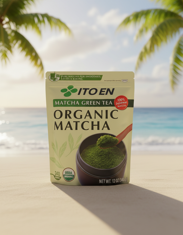 ITO EN Organic Matcha Green Tea - 100% Japanese Powder - 12oz Bulk Bag (340 Servings)