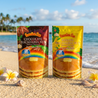 Hawaiian Sun Pancake Mixes, Chocolate Macadamia & Banana Macadamia, 2-Pack