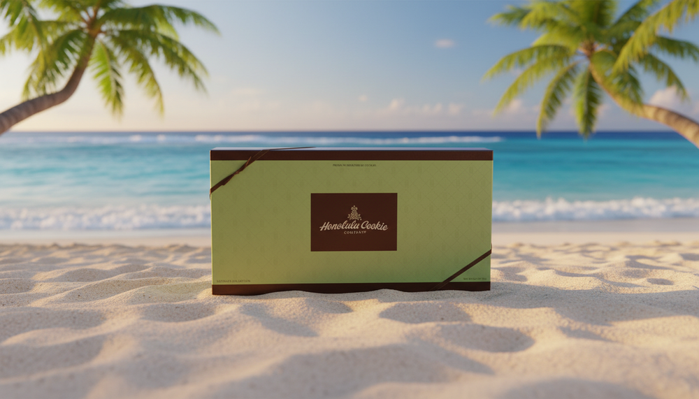 Honolulu Cookie Gift Box: Premium Hawaiian Shortbread Assortment — ✈️ Arrives in 2 Days — FREE