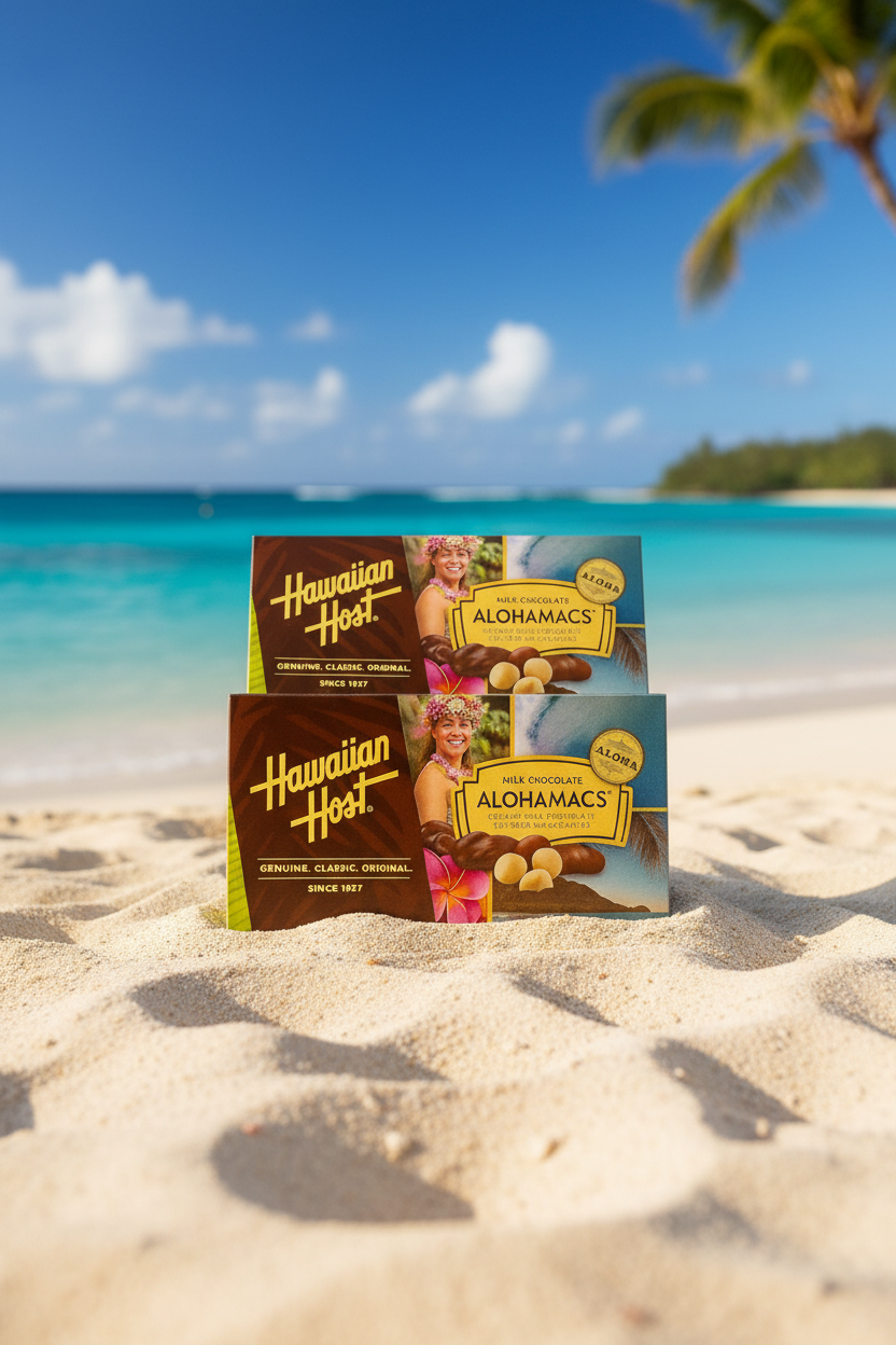 Hawaiian Host Alohamacs Milk Chocolate Covered Macadamia Nut Original, 3 Pack (15oz Total) ✈️ Arrives in 2 Days — FREE