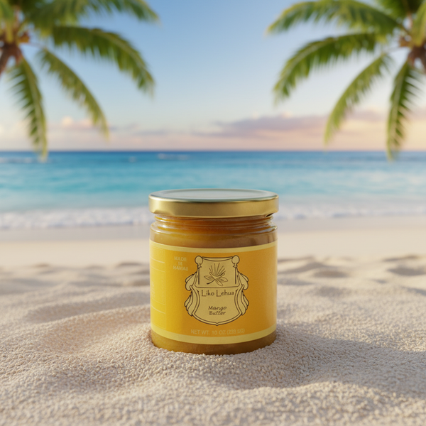 Liko Lehua Mango Fruit Butter - Handcrafted Hawaiian Tropical Spread, 10 oz Jar