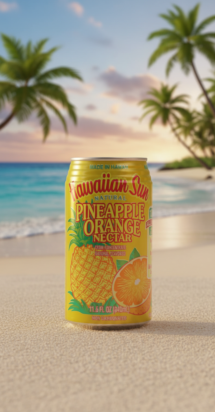 Hawaiian Sun Pineapple-Orange Nectar 11.5 oz — Choose Your Pack Size