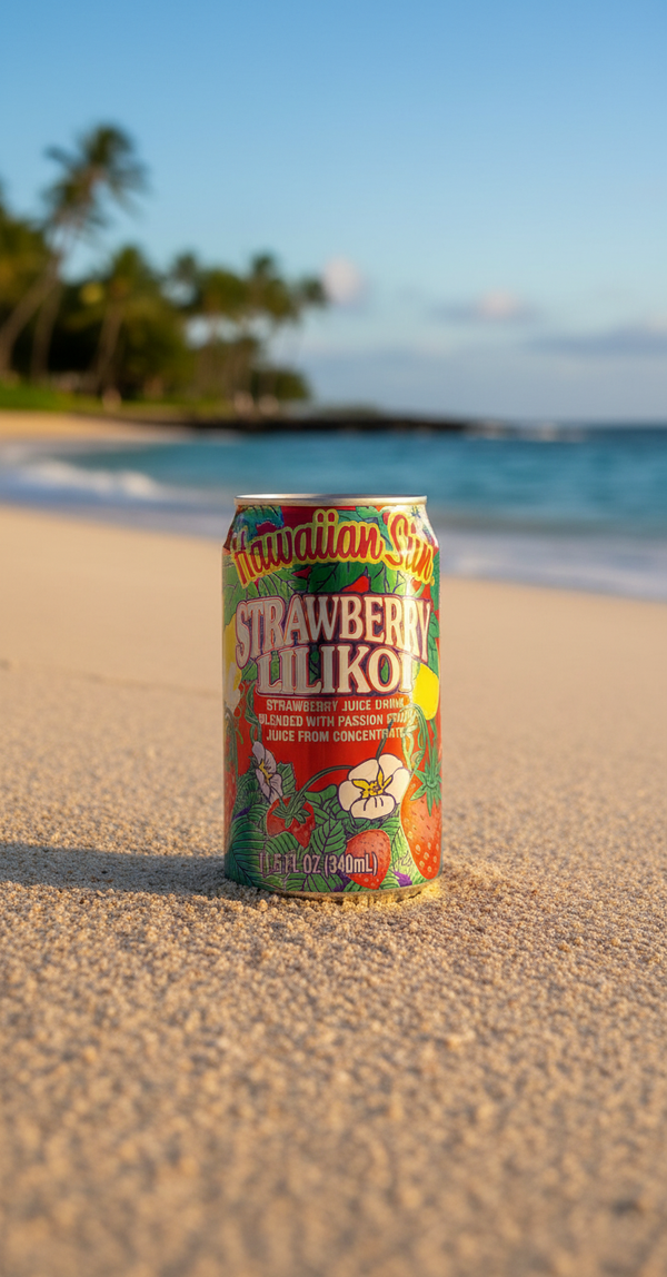 Hawaiian Sun Strawberry Lilikoi Nectar 11.5 oz — Choose Your Pack Size