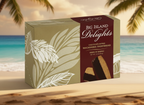 Big Island Delights Chocolate Dipped Macadamia Shortbread - Hand-Crafted 10oz Gift Box