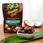 Hawaiian Host Paradise Collection - Toasted Coconut Milk Chocolate Macadamia Nuts, 8 Oz Bag