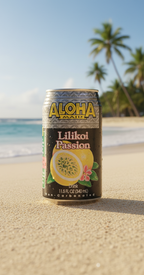 Aloha Maid Lilikoi Passion Fruit Juice - Authentic Island-Crafted Refreshment, 11.5 oz (Pack of 6)