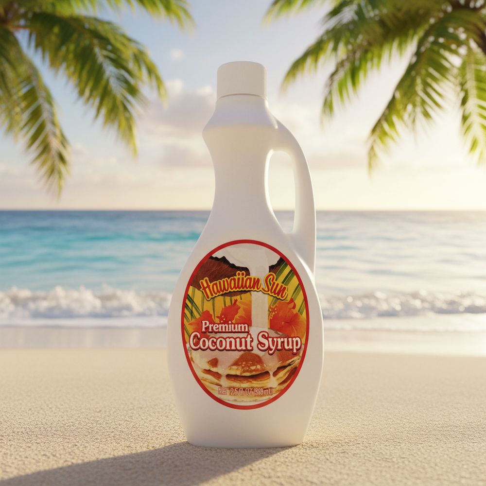 coconut palm syrup Hawaiian Sun Premium Coconut Syrup (12.5 oz)