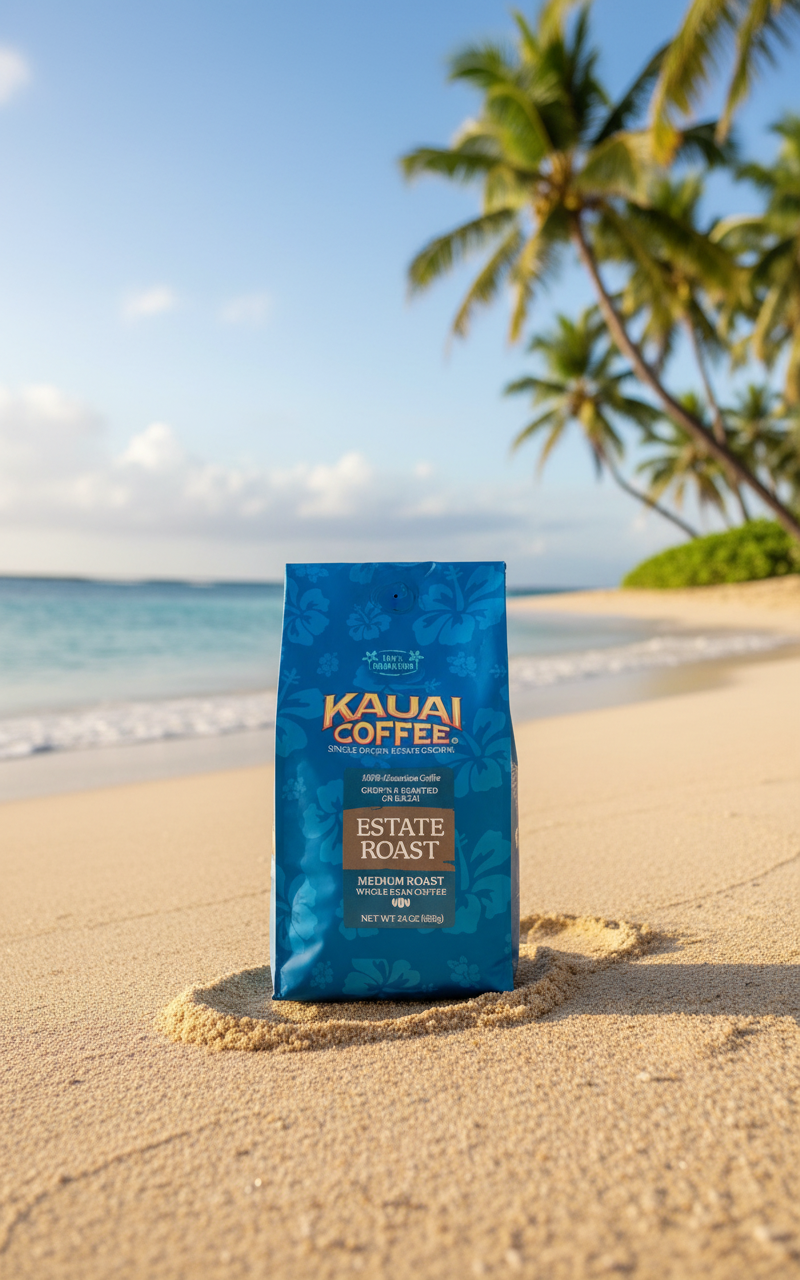 Kauai Coffee Single Origin Kauai Prime Grade Medium Roast Whole Bean - 1.5 lb — ✈️ Arrives in 2 Days — FREE