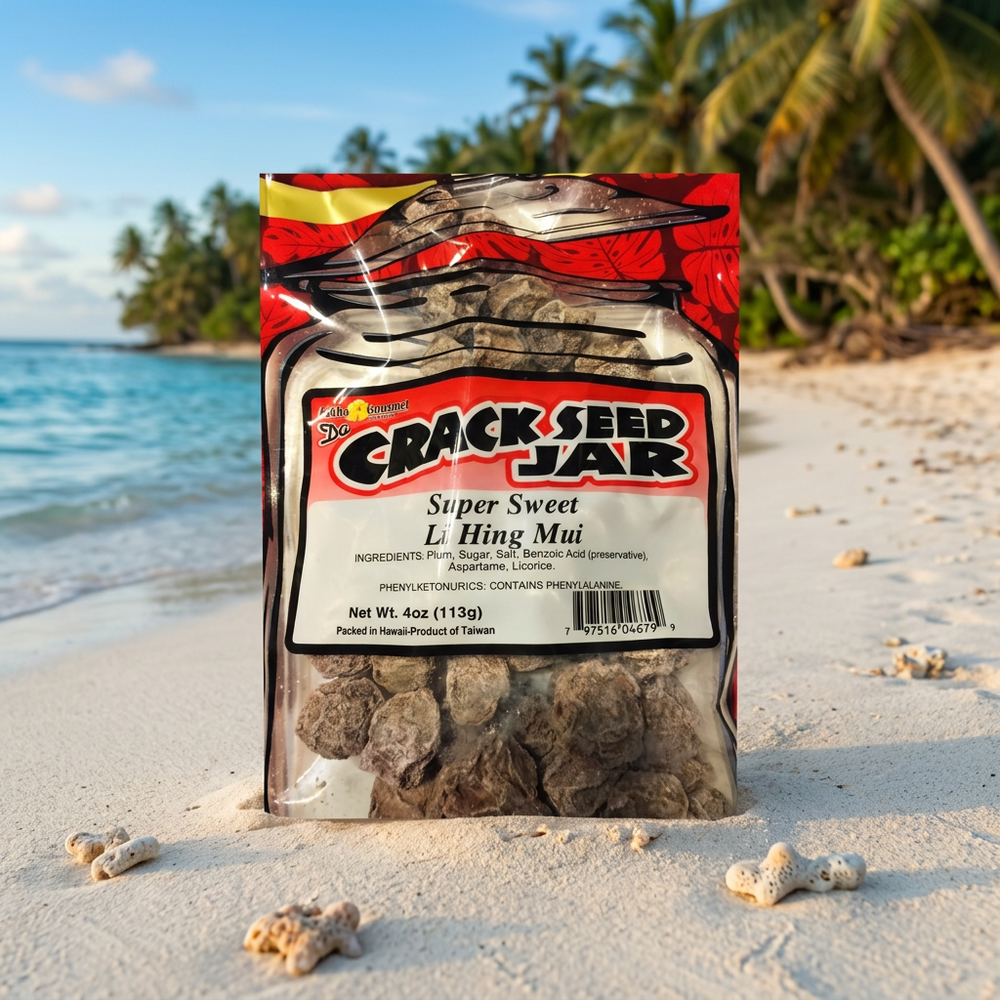 Aloha Gourmet Super Sweet Li Hing Mui, Crack Seed Candy, 2-Pack