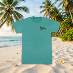 Vintage Dyed Tee Maui Hula Sea Green, Premium Weight, Adult Sizes