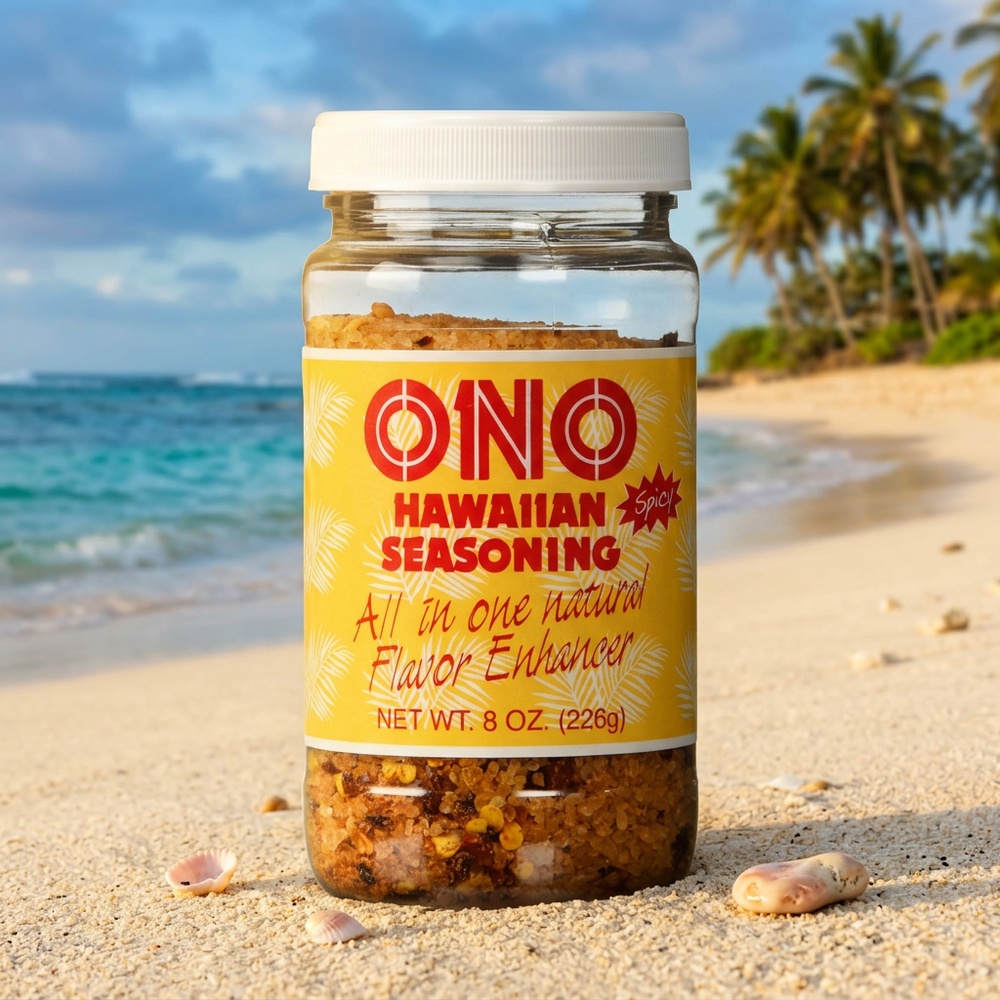 Spicy Ono Hawaiian Seasoning, Authentic Island Blend, 4 oz
