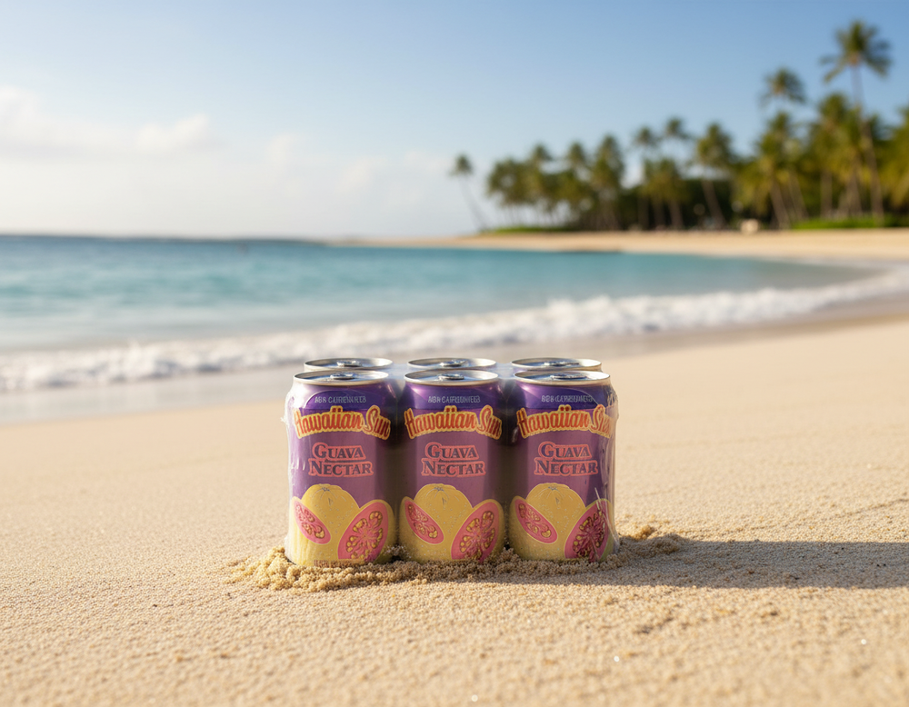 Hawaiian Sun Guava Nectar Juice - Authentic Island Flavor - 11.5 oz (Pack of 12)