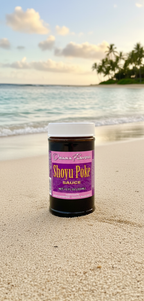 Ohana Flavors Authentic Hawaiian Poke Sauce - Premium Shoyu Marinade for Ahi & Seafood (12 fl oz)