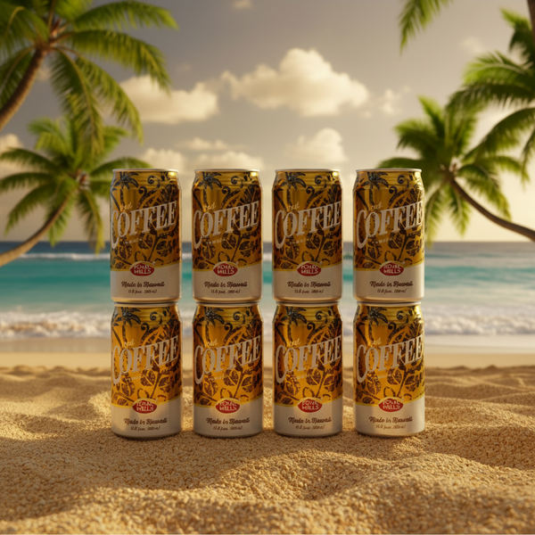 Royal Mills Iced Coffee Drink - Authentic Made in Hawaii Brew - Ready to Drink, 11 Fl Oz Cans (Pack of 6)