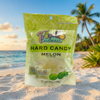 TropiGo Hawaii Tropical Hard Candy, Melon Flavor, 6 oz Bag