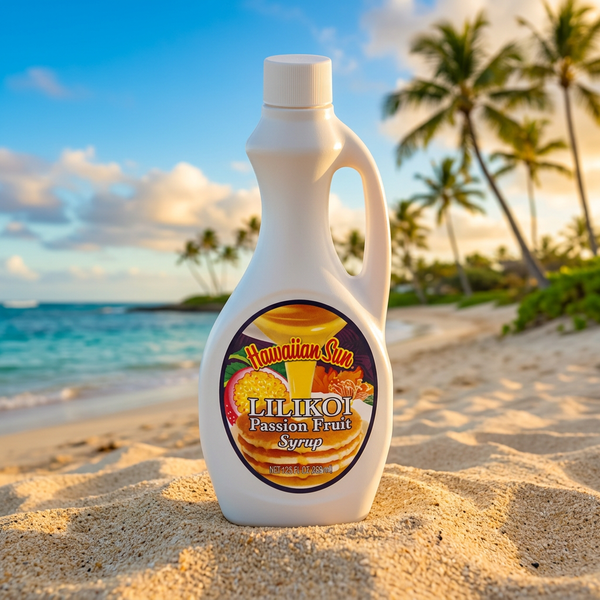 Hawaiian Sun Lilikoi Passion Fruit Syrup, Tropical, 12 oz