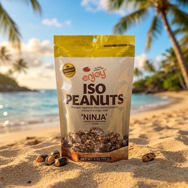 Enjoy Iso Peanuts Ninja, Premium Roasted, 6 oz Bag