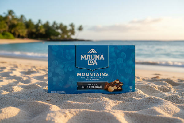 Mauna Loa Mountains Milk Chocolate Covered Macadamia Nuts Multipack (3 Boxes, 45 Pieces) — ✈️ Arrives in 2 Days — FREE