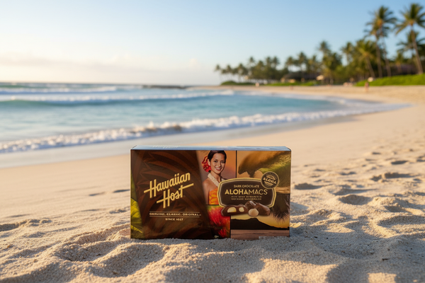 Hawaiian Host Dark Chocolate Covered Macadamia Nuts (3 Boxes) — ✈️ Arrives in 2 Days FREE