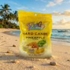 TropiGo Hawaii Tropical Hard Candy, Pineapple, Assorted Sizes