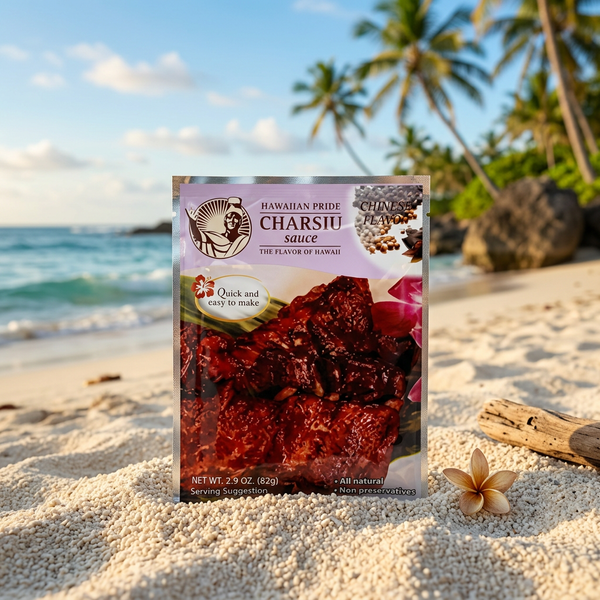 Hawaiian Pride Char Siu Sauce, Authentic Island Marinade, 4 x 2.9 oz Bags