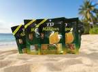 7D Premium Dried Mangoes from Cebu - Naturally Delicious Tropical Snack - 5 Pack (17.5oz Total)