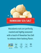 Mauna Loa Hawaiian Macadamia Nut Classic Variety Pack - 3 Pack of 4 oz Resealable Cups (Sea Salt, Honey Roasted, Onion & Garlic)
