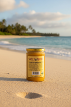 Sweet Aloha Organic Hawaiian Raw Honey – 100% Unfiltered & Wildcrafted – 30 oz Premium Glass Jar