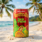Hawaiian Sun Luau Punch Drink, Tropical Fruit Blend, 24-Pack 11.5oz Cans