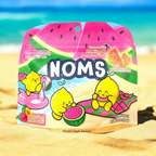 NOMS Hawaiian Gummy Snack Variety Pack - 4 Resealable Bags of Tropical Bursts, Worms & Bears